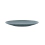 Flat Plate Bidasoa Element Hydrozero Blue Ceramic Ø 27 cm (6 Units)