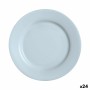 Assiette plate Luminarc Plumi Paradise Azu Bleu verre Ø 2,24 cm (24 Unités)