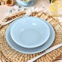 Flat Plate Luminarc Apy Paradise Azul Blue Glass Ø 25 cm (24 Units)