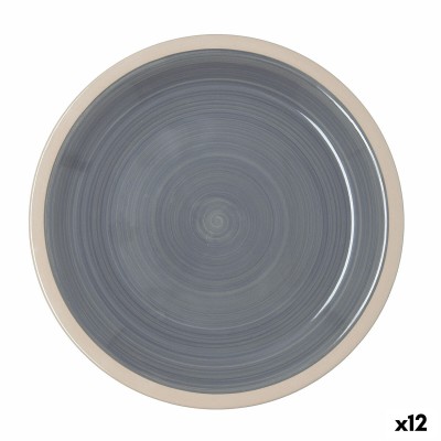 Assiette plate Quid Baltic Beige Céramique Ø 27 cm (12 Unités)