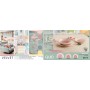 Flat Plate Quid Velvet Pink Ceramic Ø 27 cm (12 Units)