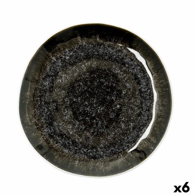 Assiette plate Bidasoa Elite Marron Céramique Ø 26,5 cm (6 Unités)