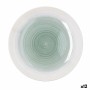 Assiette plate Quid Velvet Vert Céramique Ø 27 cm (12 Unités)