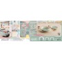 Flat Plate Quid Velvet Green Ceramic Ø 27 cm (12 Units)