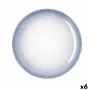 Assiette plate Bidasoa Lea Hydrozero Blanc Céramique Ø 27 cm (6 Unités)