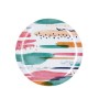 Assiette plate Quid Acuarela Blanc Bioplastique Ø 25 cm (12 Unités)