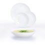 Deep Plate Luminarc Apy White Glass Ø 20 cm (12 Units)