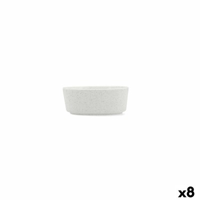 Bol pour Apéritifs Bidasoa Elite Blanc Céramique 11,5 x 11,3 x 4,7 cm (8 Unités)