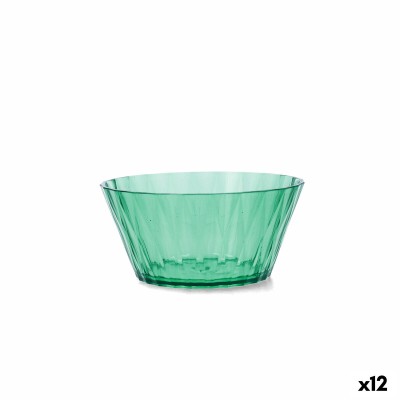 Bol pour Apéritifs Quid Iris Vert Plastique (12 Unités)