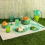Assiette plate Quid Iris Vert Plastique Ø 19 cm (12 Unités)
