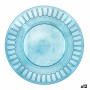 Flat Plate Quid Gaia Turquoise Plastic Ø 26 cm (12 Units)