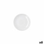 Assiette plate Bidasoa Harmony Hydrozero Blanc Céramique Ø 15 cm (6 Unités)