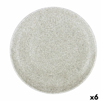 Plat pour pizza Bidasoa Element Hydrozero Beige Céramique Ø 30 cm (6 Unités)