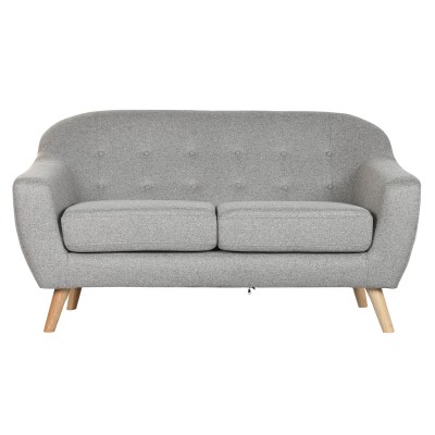 Canapé Home ESPRIT Gris Crème Naturel Scandi 146 x 84 x 82 cm