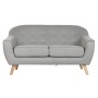 Canapé Home ESPRIT Gris Crème Naturel Scandi 146 x 84 x 82 cm