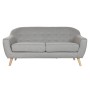 Canapé Home ESPRIT Gris Crème Naturel Scandi 172 x 82 x 82 cm