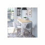 Dining Table LILIAN White Brown Wood 109 x 67 x 78 cm