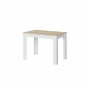 Table de Salle à Manger LILIAN Blanc Marron Bois 109 x 67 x 78 cm