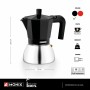 Italian Coffee Pot Monix INOX BLACK 9T Black 470 ml