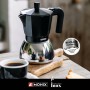 Cafetière Italienne Monix INOX BLACK 9T Noir 470 ml