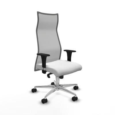 Chaise de Bureau Albacete Piqueras y Crespo B1C086N Blanc