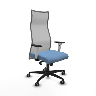 Chaise de Bureau Albacete Piqueras y Crespo B1B036G Bleu ciel
