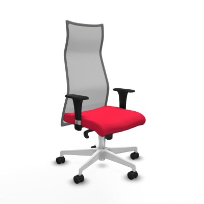 Chaise de Bureau Albacete Piqueras y Crespo B1C026N Rouge