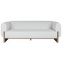 Sofa Home ESPRIT Brown Grey Scandi 220 x 95 x 77 cm