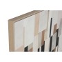 Cadre Home ESPRIT Blanc Noir Abstrait Urbaine 100 x 4 x 140 cm (2 Unités)