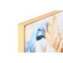 Cadre Home ESPRIT Jaune Bleu Blanc Vert Doré Tropical 80 x 3,5 x 120 cm (2 Unités)
