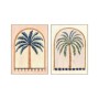 Painting Home ESPRIT Green Beige Palms Colonial 75 x 4 x 100 cm (2 Units)