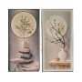 Painting Home ESPRIT Brown Green Oriental Vase 80 x 3,5 x 160 cm (2 Units)