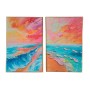 Painting Home ESPRIT Beach Mediterranean 80 x 3,5 x 120 cm (2 Units)
