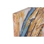 Painting Home ESPRIT Turquoise Golden Colonial African Woman 90 x 3 x 120 cm (2 Units)