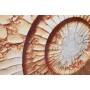 Painting Home ESPRIT White Golden Circles 80 x 3,5 x 80 cm (2 Units)