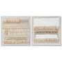 Painting Home ESPRIT White Natural Boho 82 x 4,5 x 82 cm (2 Units)
