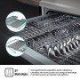 Lave-vaisselle Hisense HS643C90X Argent