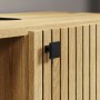 Meuble d'Appoint PURE BLISS Marron Chêne Bois Plastique 40 x 95 x 31 cm
