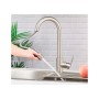 Mixer Tap Verhal miño Silver Stainless steel C-shaped