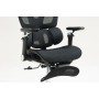 Chaise de Bureau Activejet YK848 BK Noir Argenté 1 Pièce