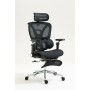 Office Chair Activejet YK848 BK Black Silver 1 Piece