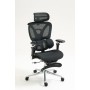 Office Chair Activejet YK848 BK Black Silver 1 Piece
