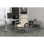 Office Chair Activejet YK7416 BE Black Beige Silver