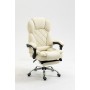 Office Chair Activejet YK7416 BE Black Beige Silver