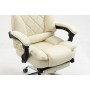 Office Chair Activejet YK7416 BE Black Beige Silver