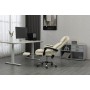 Office Chair Activejet YK7416 BE Black Beige Silver