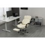 Office Chair Activejet YK7416 BE Black Beige Silver