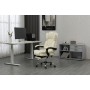 Chaise de Bureau Activejet YK7416 BE Noir Beige Argenté