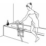 Safety Bath Grab Handle Lifetime 22,5 x 51,5 cm