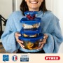 Set of lunch boxes Pyrex Cook & Go Blue Transparent